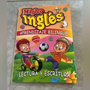 Book in Spanish. Mágico Inglés. Kids.Aprendizaje Bilingüe. Lectura/escritura